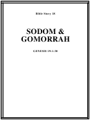 Sodom & Gomorrah Bible Activity Sheet Set