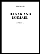 Hagar And Ishmael Bible Activity Sheet Set
