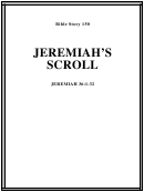 Jeremiah's Scroll Bible Activity Sheet Set
