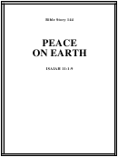 Peace On Earth Bible Activity Sheet Set