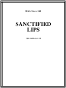 Sanctified Lips Bible Activity Sheet Set