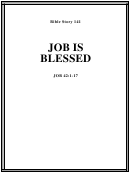 Job Is Blessed Bible Activity Sheet Set Printable pdf