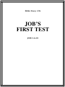 Job's First Test Bible Activity Sheet Set