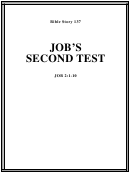 Job's Second Test Bible Activity Sheet Set