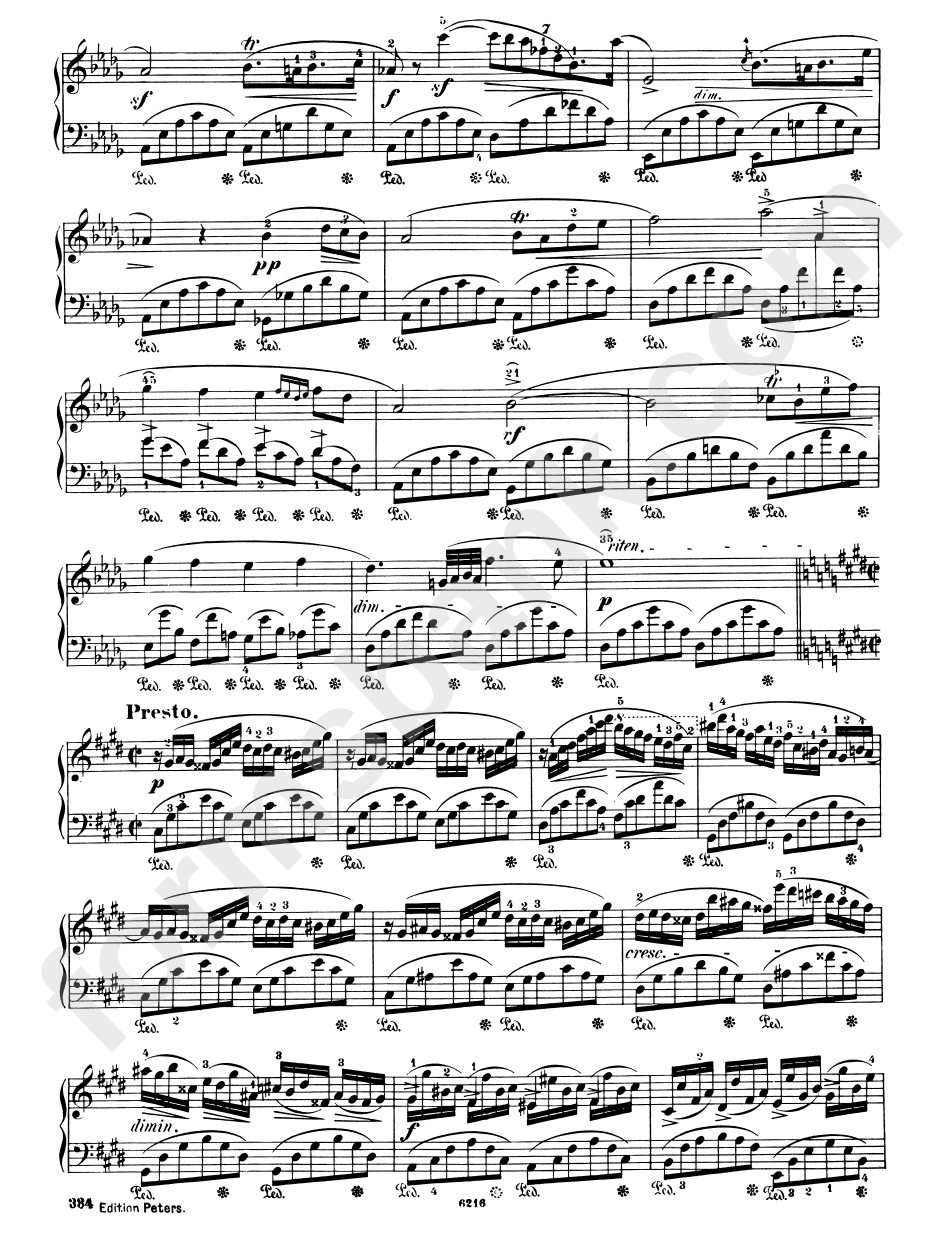 F. Chopin - Fantaisie - Impromptu Sheet Music