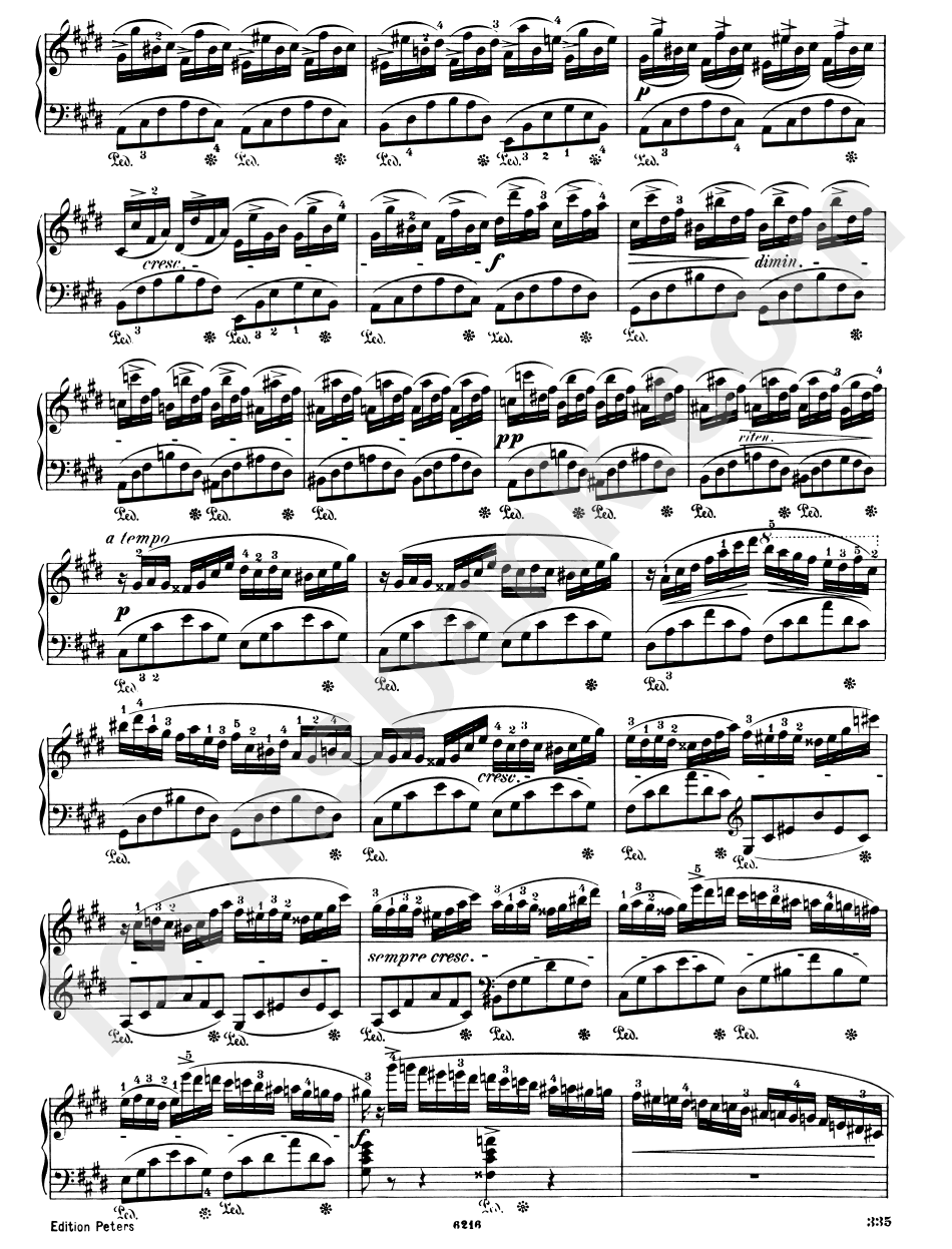 F. Chopin - Fantaisie - Impromptu Sheet Music