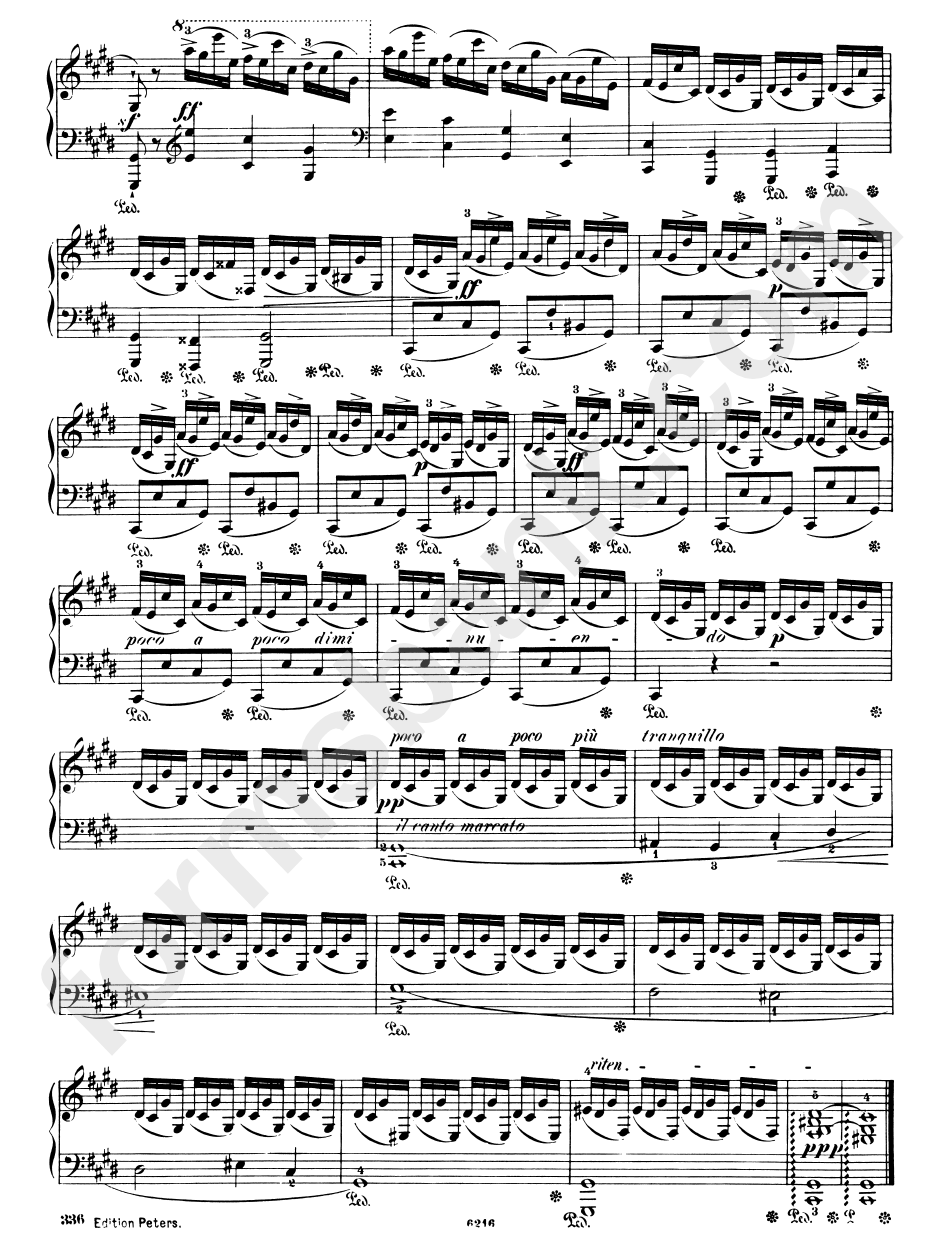 F. Chopin - Fantaisie - Impromptu Sheet Music