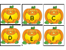 Pumpkin Letter And Word Cards Template