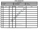 Prop Inventory Template