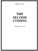 The Second Coming Bible Activity Sheet Set