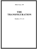 The Transfiguration Bible Activity Sheet Set