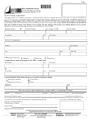 Form F291 - Name Change Application