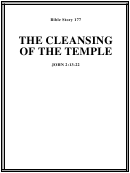 The Cleansing Of The Temple Bible Activity Sheet Set