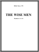 The Wise Men Bible Activity Sheet Set