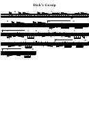 Dick's Gossip Sheet Music