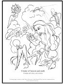 Creator Of Heaven And Earth Coloring Sheet