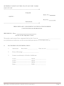 Preliminary Conference Stipulation/order Contested Matrimonial - New York Supreme Court