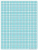 Blue Graph Paper With Narrow Margins