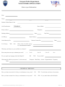Volunteer Application Form - Newport Police Department