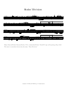 Rodes' Division Sheet Music