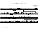 Jeff Goehring - Richmond Cotillion Sheet Music - Frc601