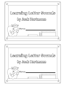 Learning Letter Sounds Book Cover Template