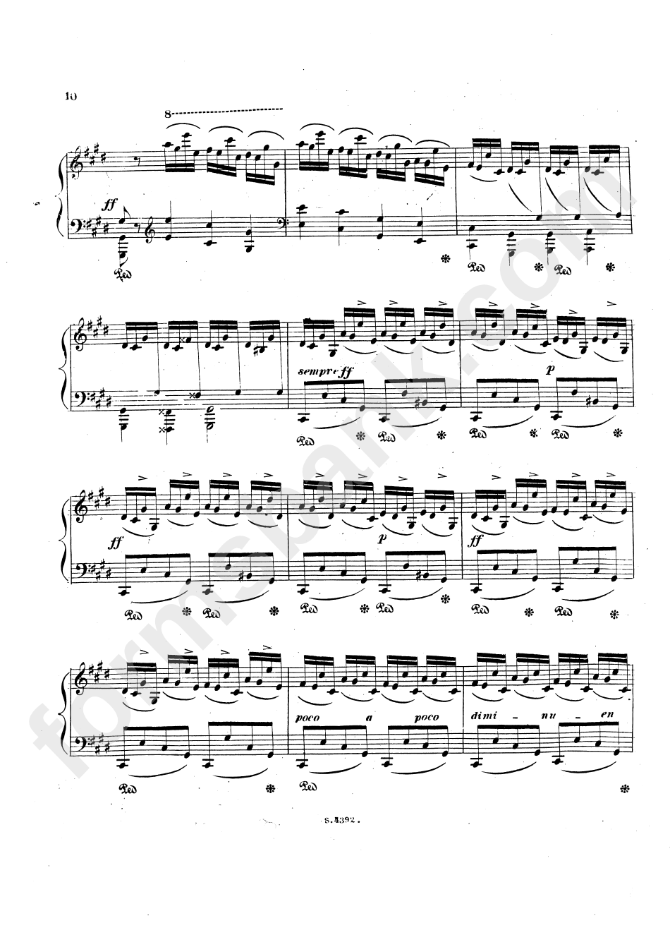 Frederic Chopin - Fantaisie-Impromptu Sheet Music