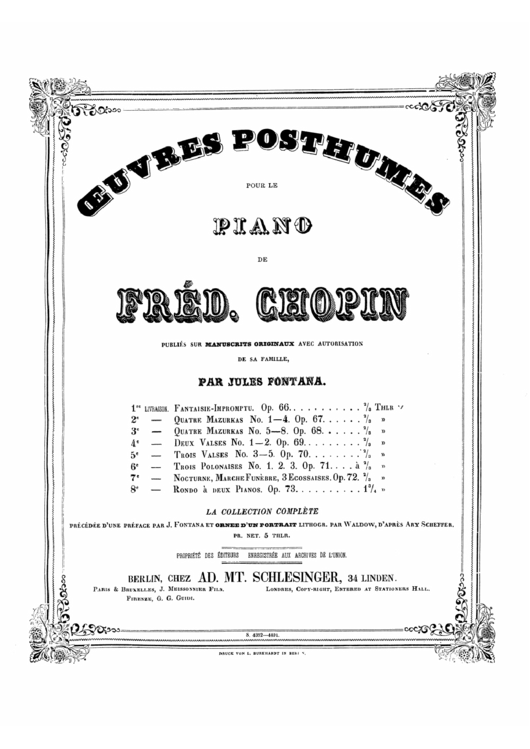 Frederic Chopin - Fantaisie-Impromptu Sheet Music Printable pdf
