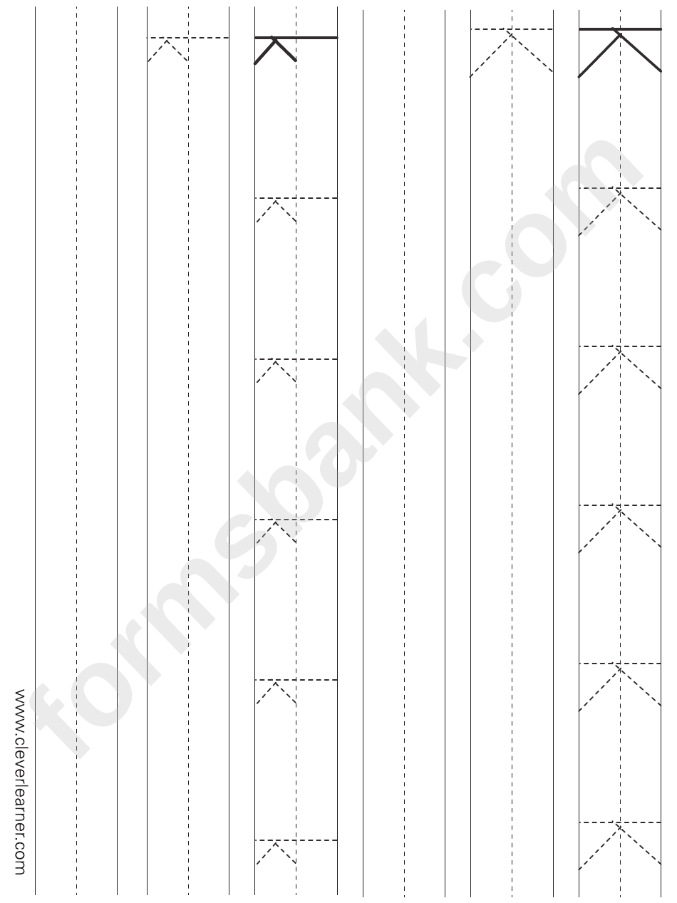 Big K And Small K Letter Tracing Template
