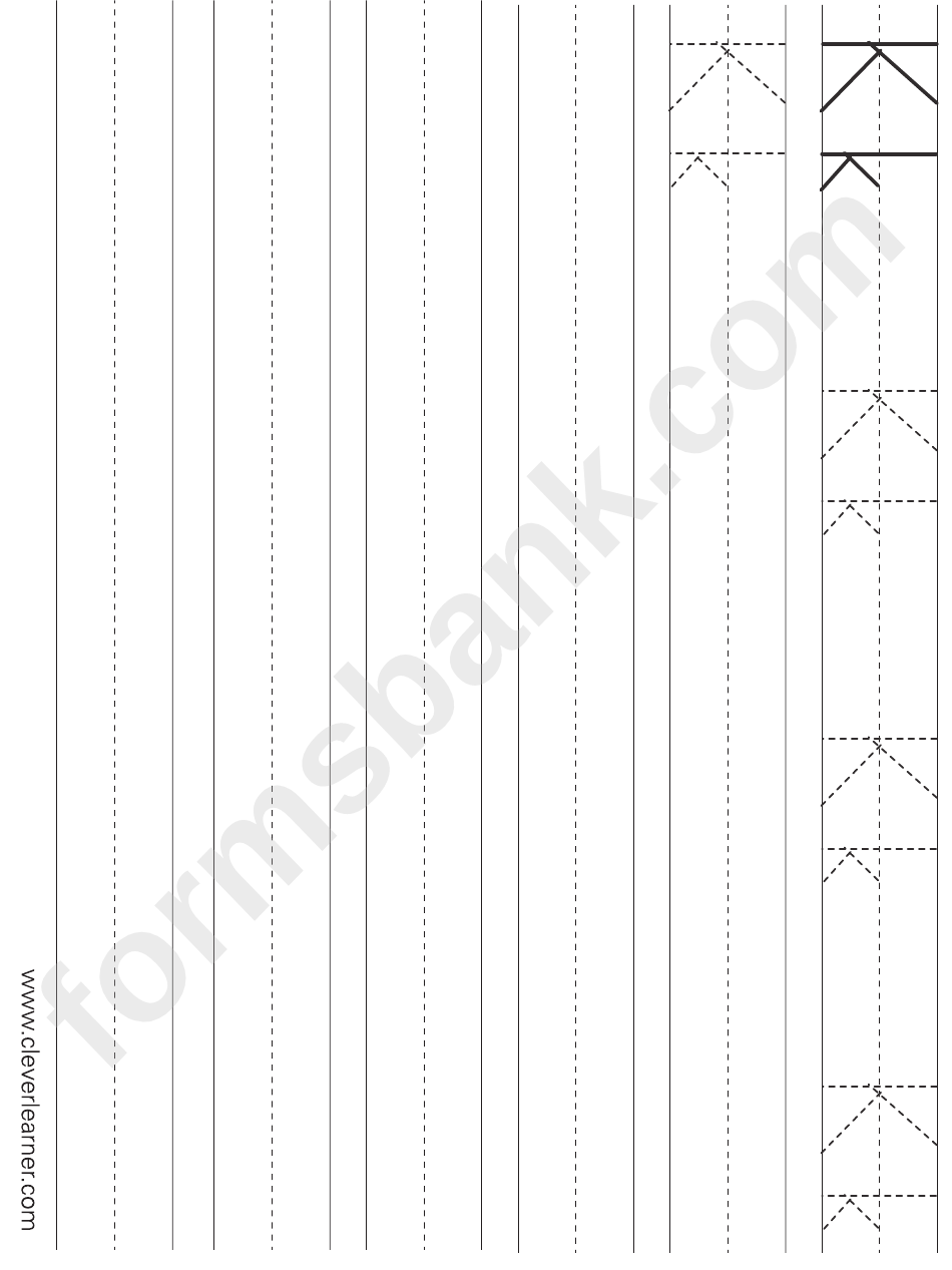 Big K And Small K Letter Tracing Template