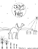 Jesus Is Our Way Coloring Sheet