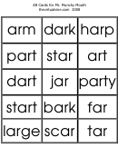Ar Word Card Template Set