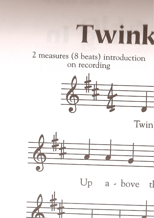 Twinkle Twinkle Little Star Sheet Music Printable pdf