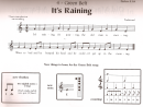 It's Raining Traditional Song Sheet Music