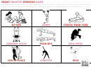 Heart Healthy Exercise Game Board