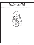 Charlotte's Web Chapter 1 Summary Picture Worksheet