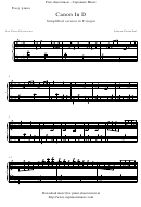 Johann Pachelbel - Canon In D Piano Sheet Music