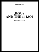 Jesus And The 144,000 Bible Activity Sheet