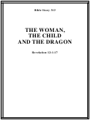 The Woman, The Child And The Dragon Bible Activity Sheet