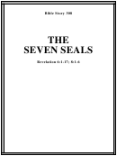 The Seven Seals Bible Activity Sheet