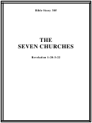 The Seven Churches Bible Activity Sheet