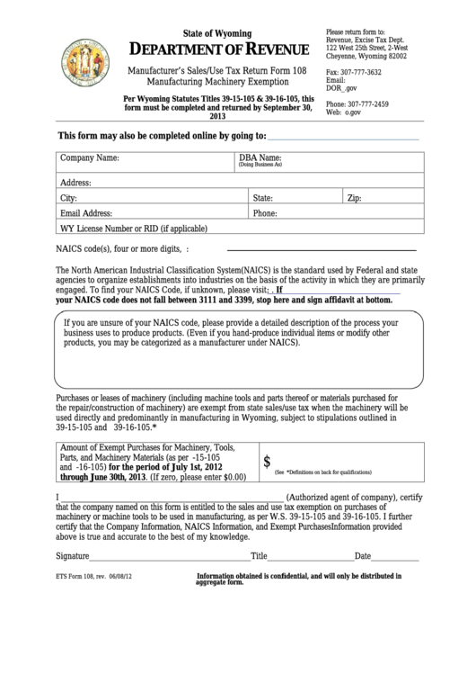 form-108-manufacturer-s-sales-use-tax-return-printable-pdf-download