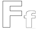 Letter F Template