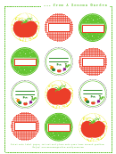 Canning Label Templates