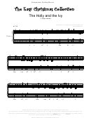 The Holly And The Ivy Sheet Music - F Major Version
