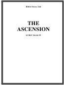 The Ascension Bible Activity Sheets