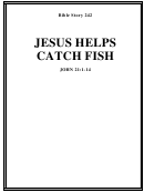 Jesus Helps Catch Fish Bible Activity Sheets