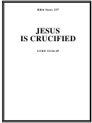 Jesus Is Crucified Bible Activity Sheets
