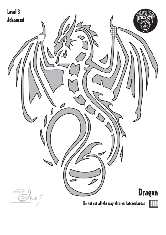 Dragon Pumpkin Carving Template Printable pdf