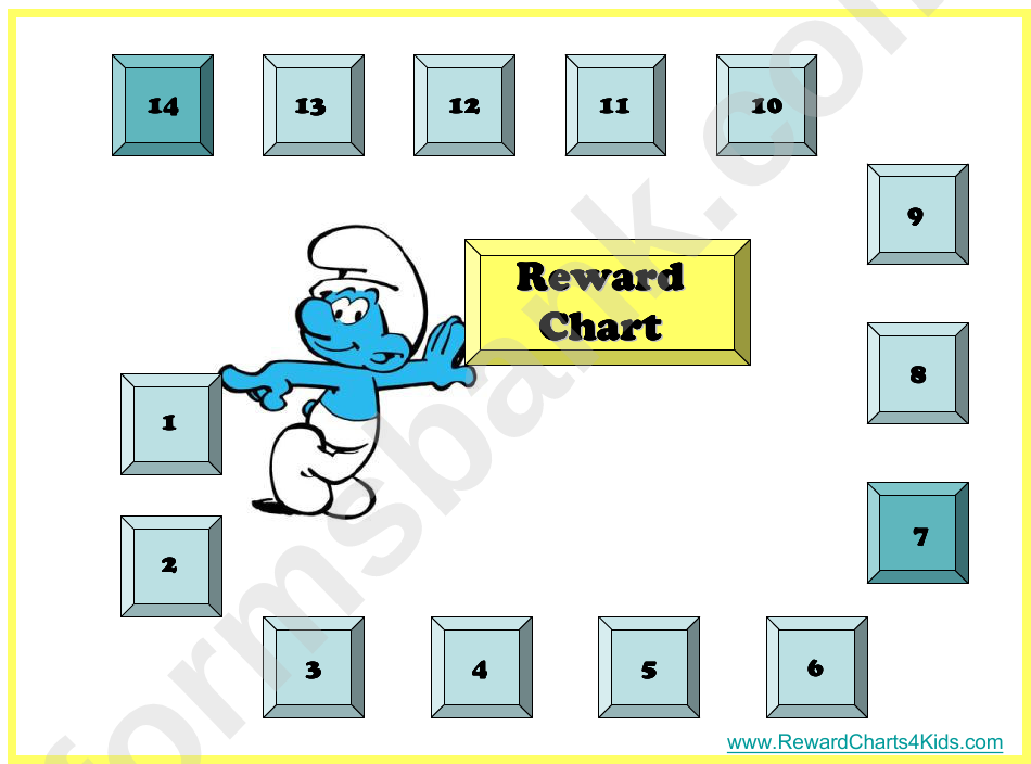 Smurf Reward Chart